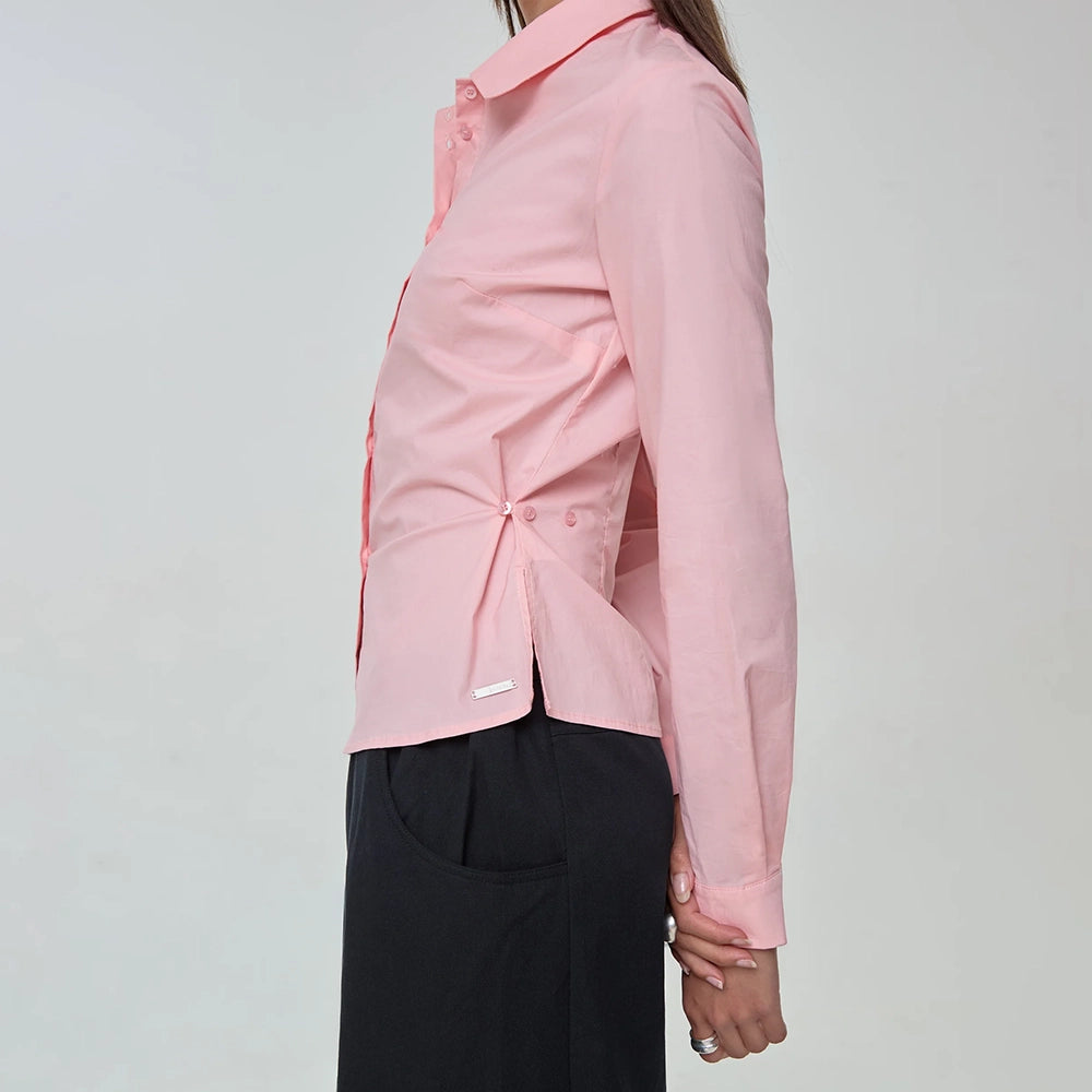 Peachy Den Gloria Cinch Shirt