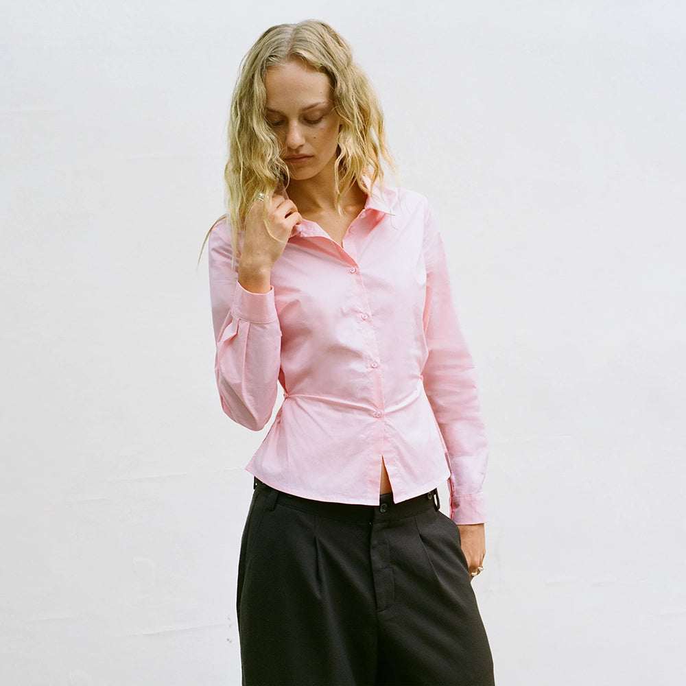 Peachy Den Gloria Cinch Shirt