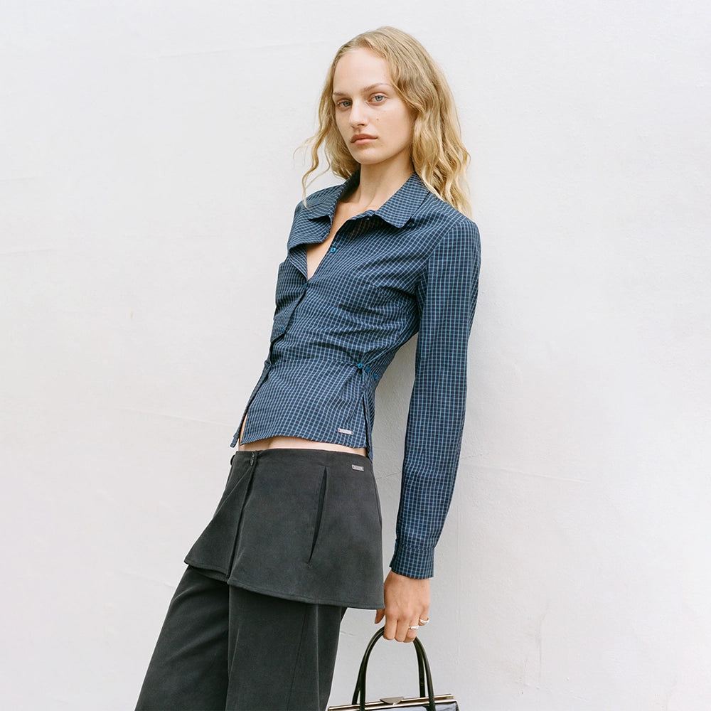 Peachy Den Gloria Cinch Shirt