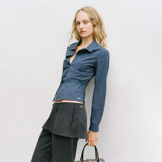 Peachy Den Gloria Cinch Shirt