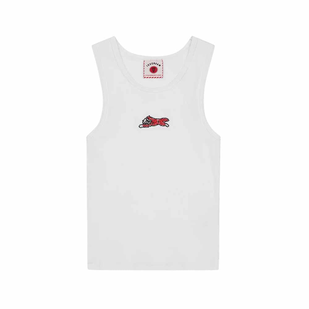 ICECREAM Beaded Running Ribbed Vest