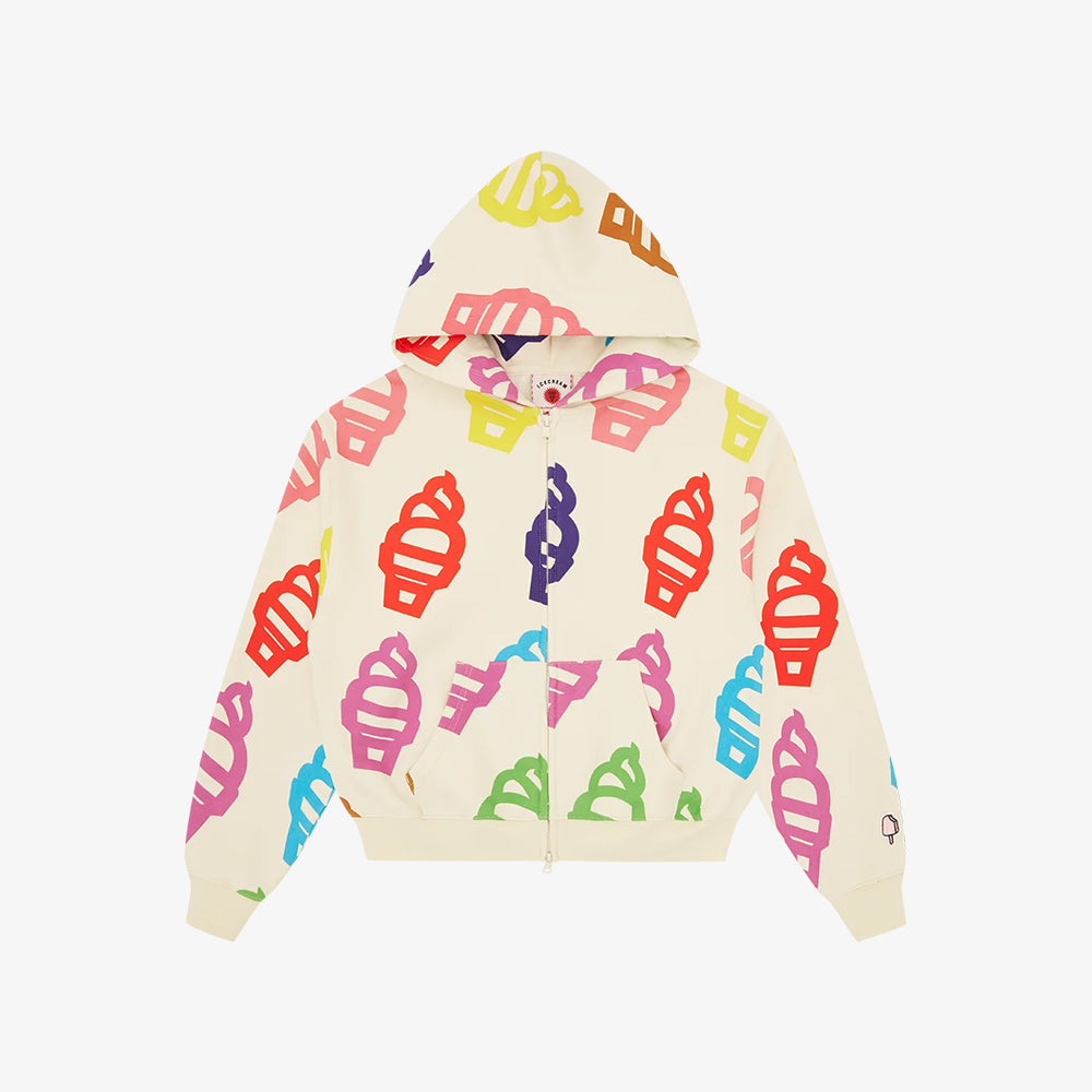 ICECREAM Soft Serve Zip Through Hoodie