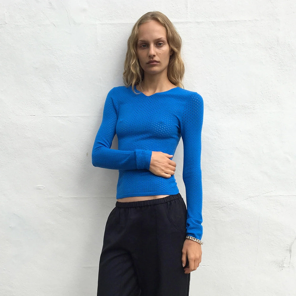 Peachy Den Carly Thermal Knit