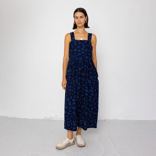 Folk Midi Day Dress