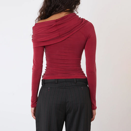 Peachy Den Kylie Cold Shoulder Top