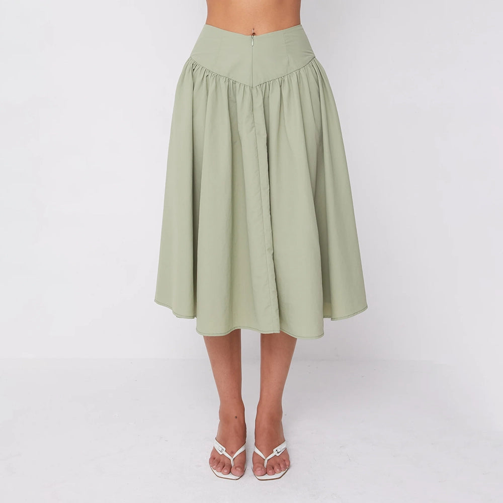 Peachy Den Deba Midi Skirt