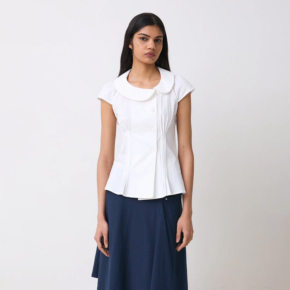 Peachy Den Missy Asymetric Blouse