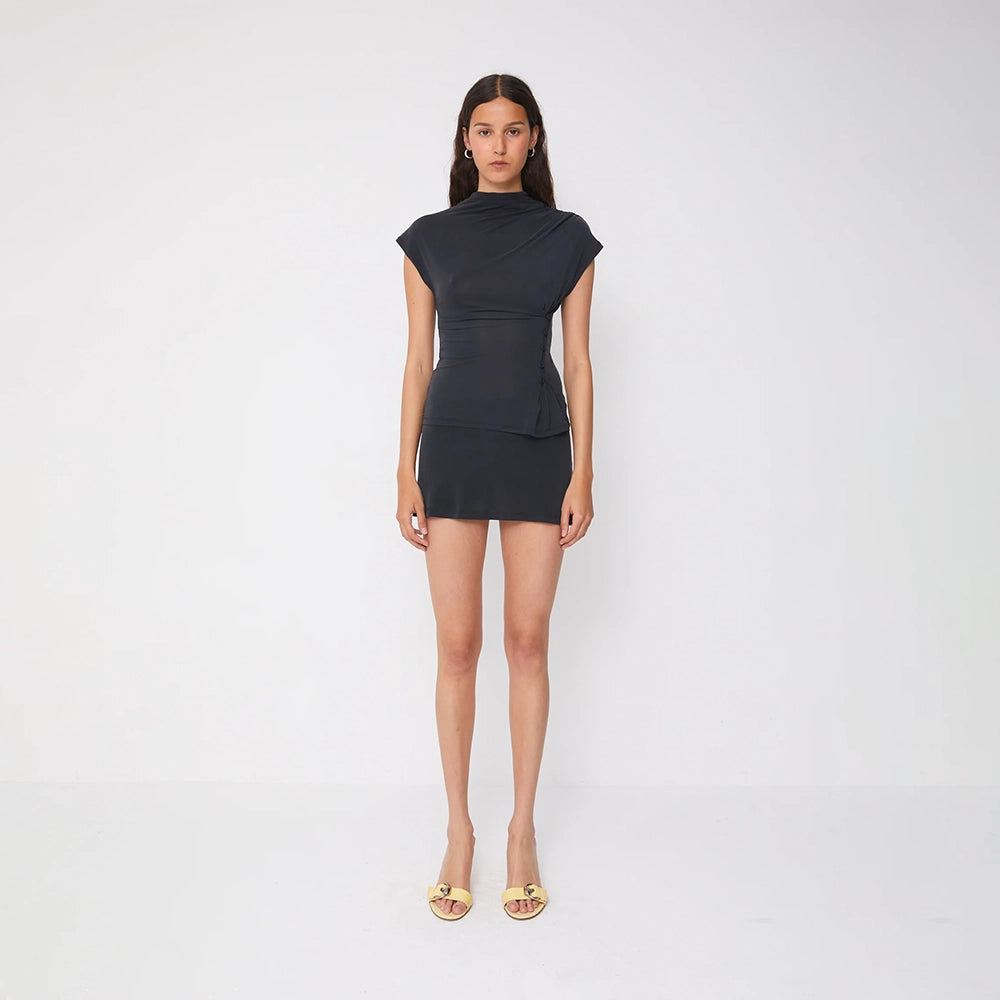 Peachy Den Kylie Button Top
