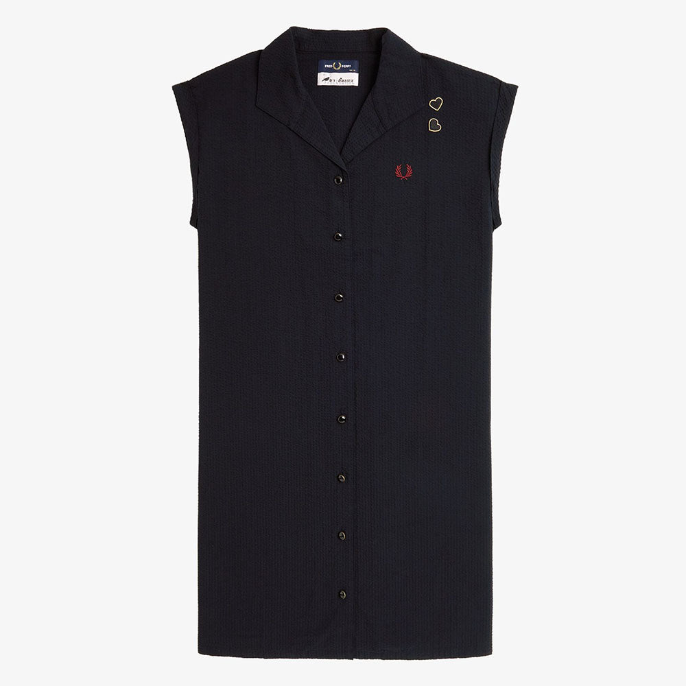 Fred Perry Open Collar Shirt Dress