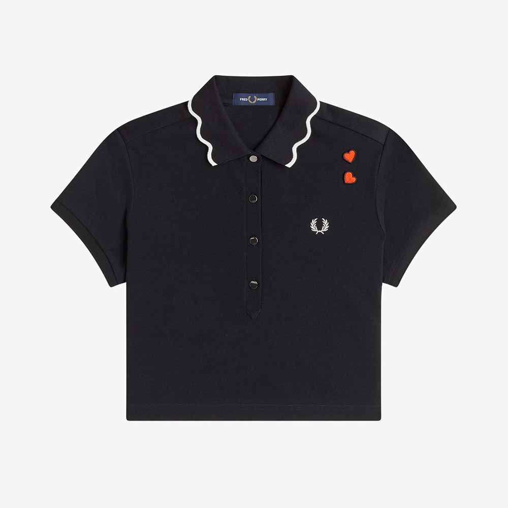 Fred Perry Scalloped Trim Polo Shirt