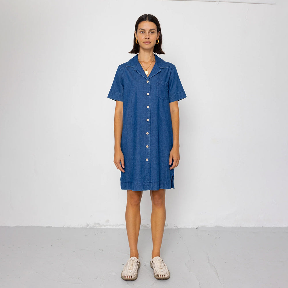 Folk Shirt Dress