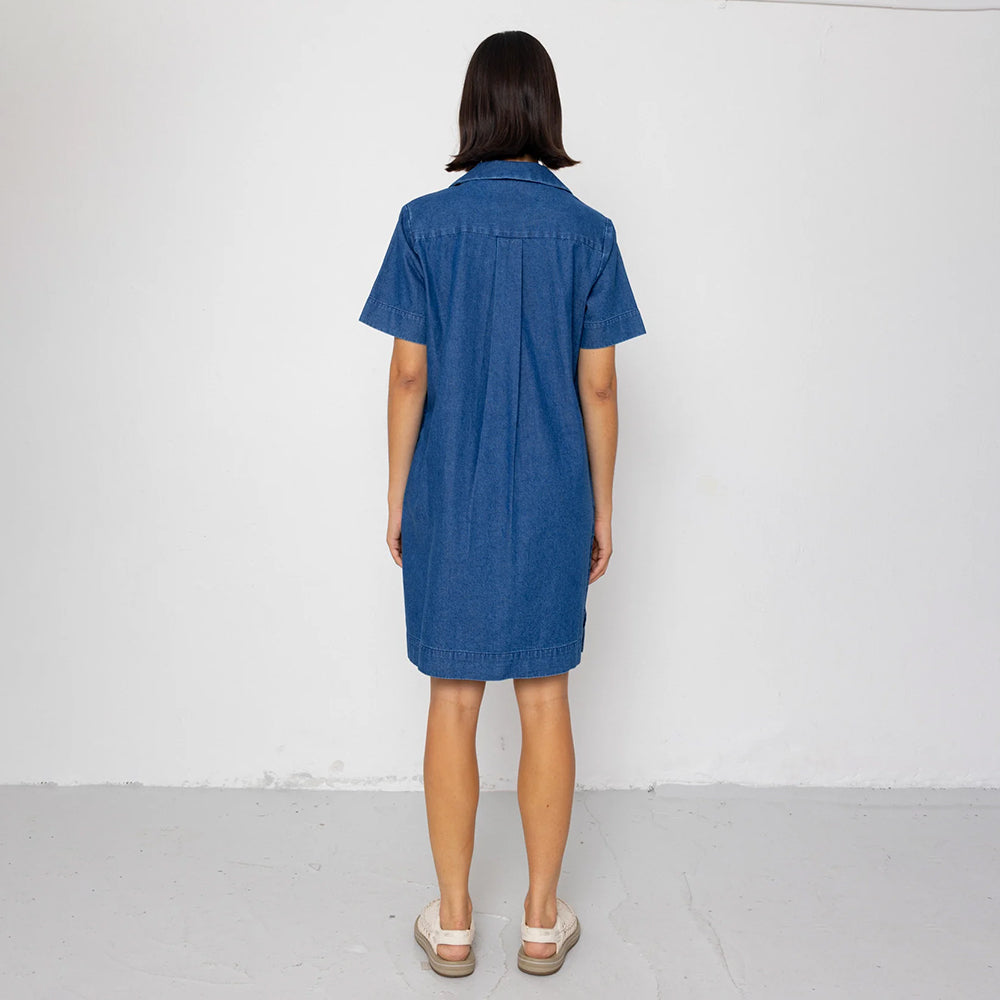 Folk Shirt Dress