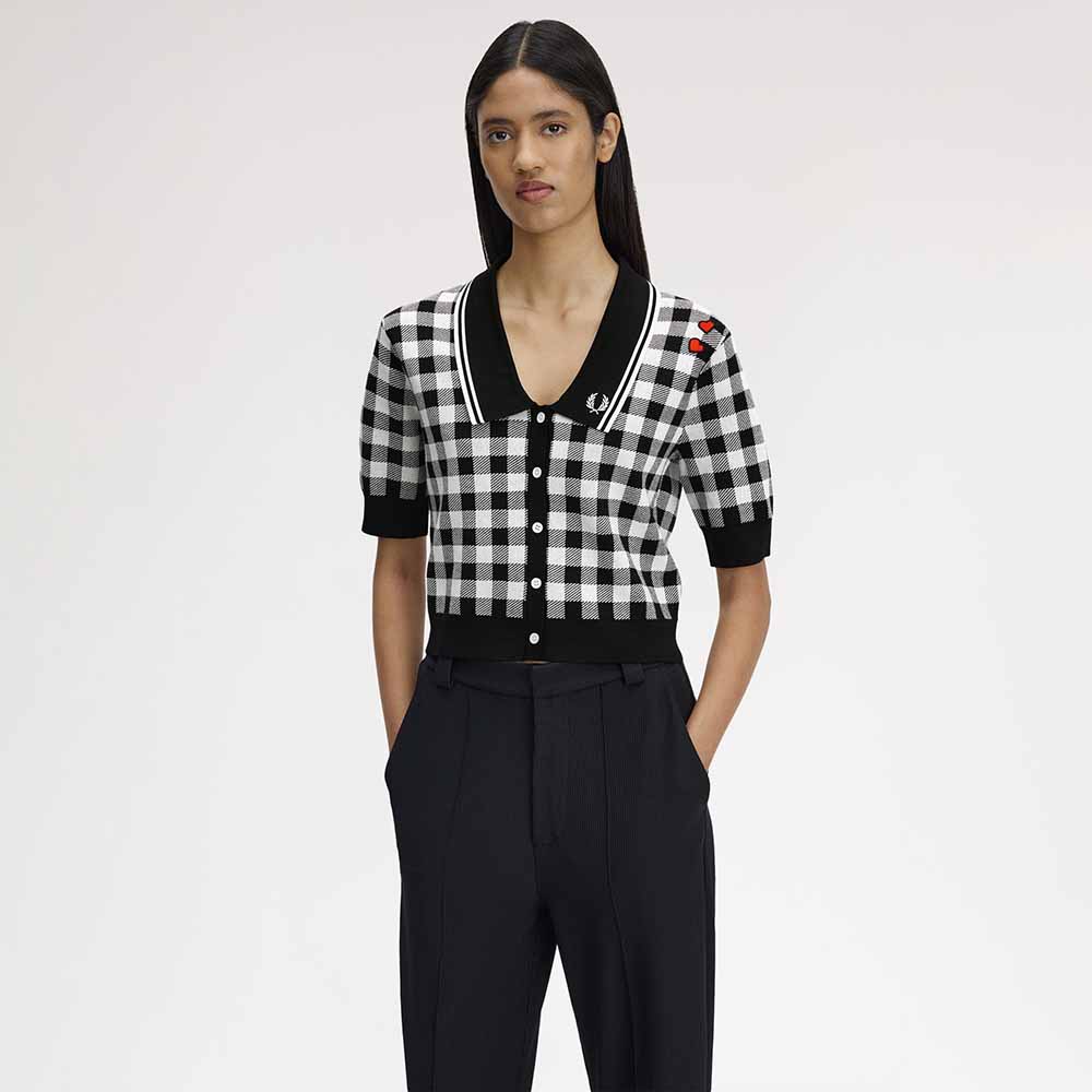 Fred Perry Gingham Knitted Shirt