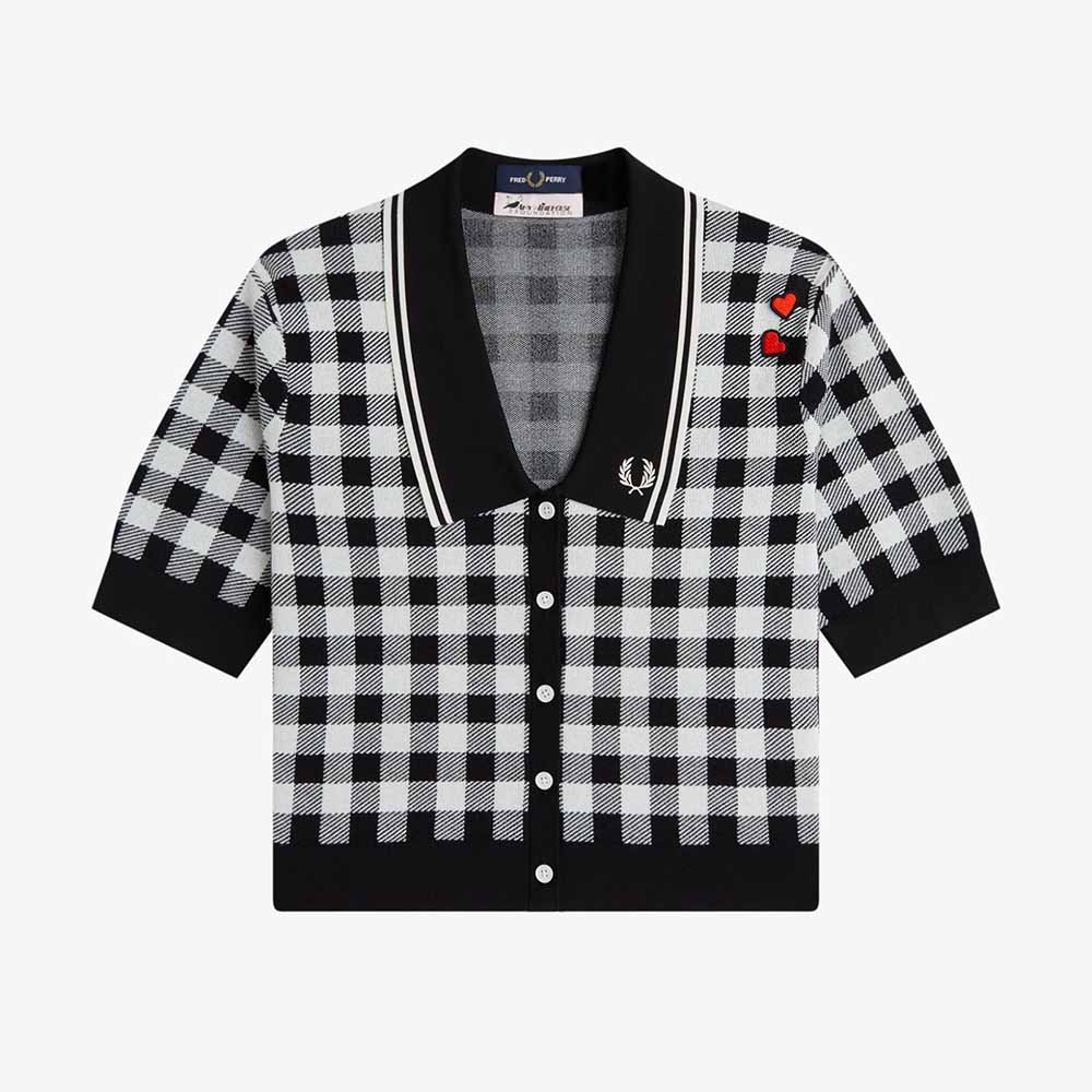Fred Perry Gingham Knitted Shirt