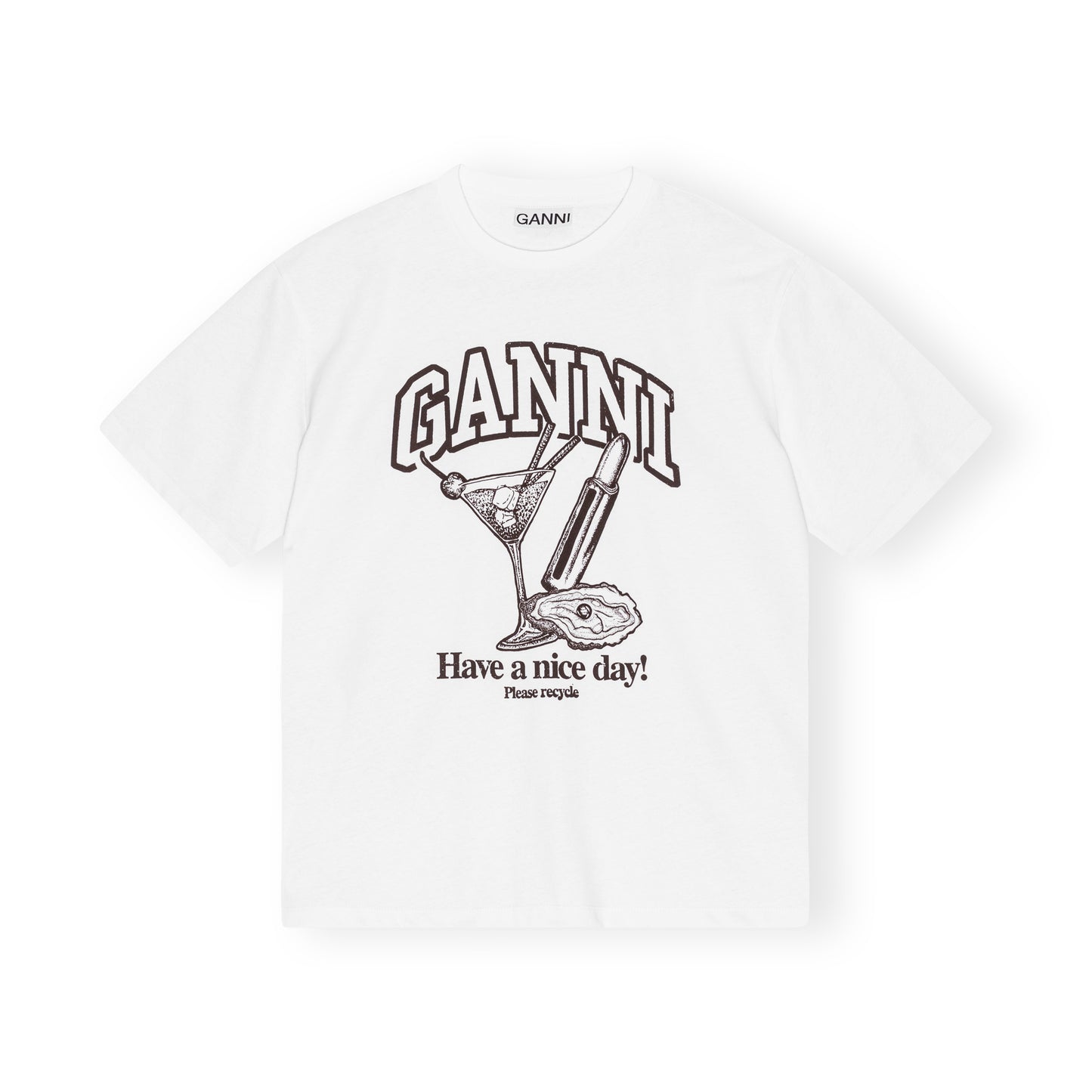 GANNI Future Heavy Cocktail T-Shirt