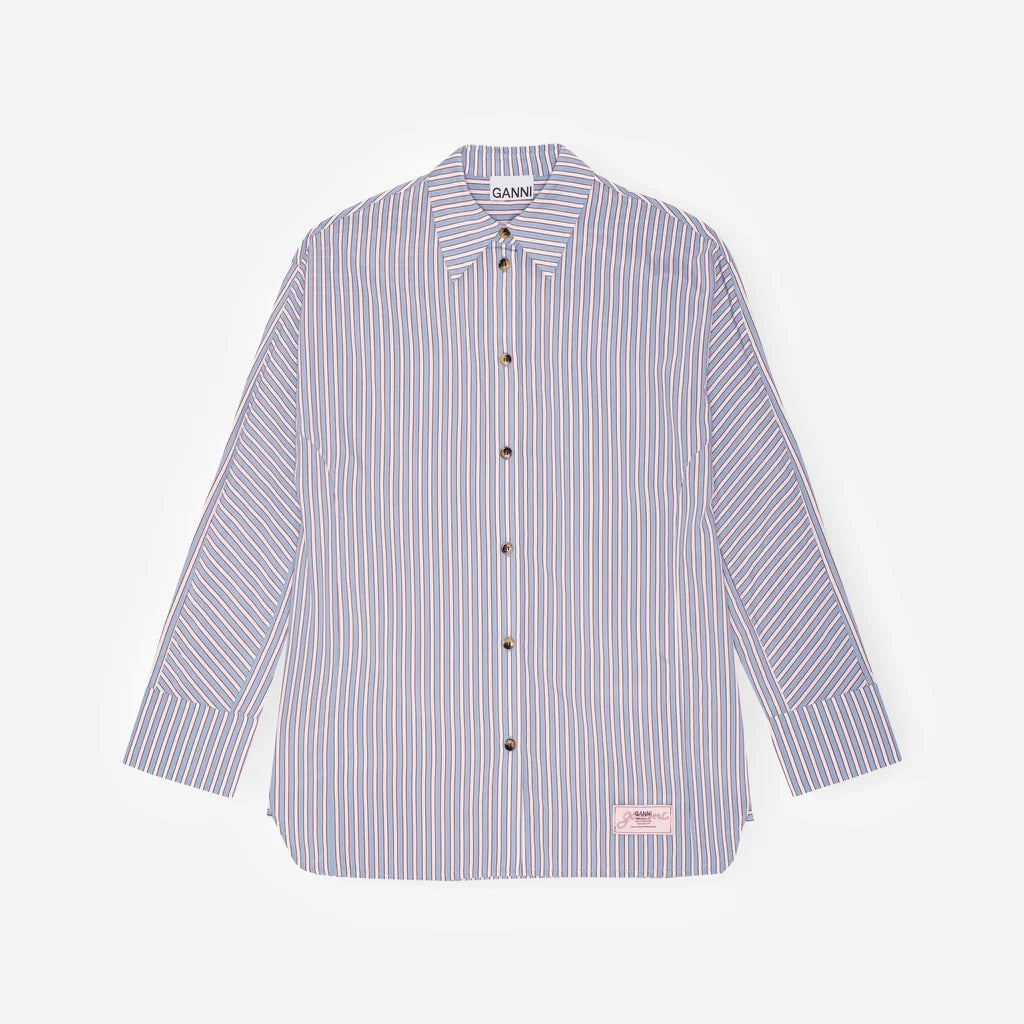 Ganni Yarn Dyed Stripe Shirt