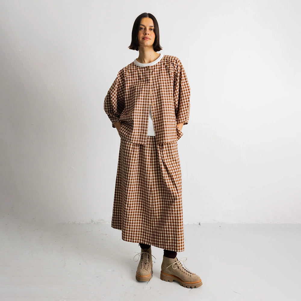 Folk Full Length Seam Skirt