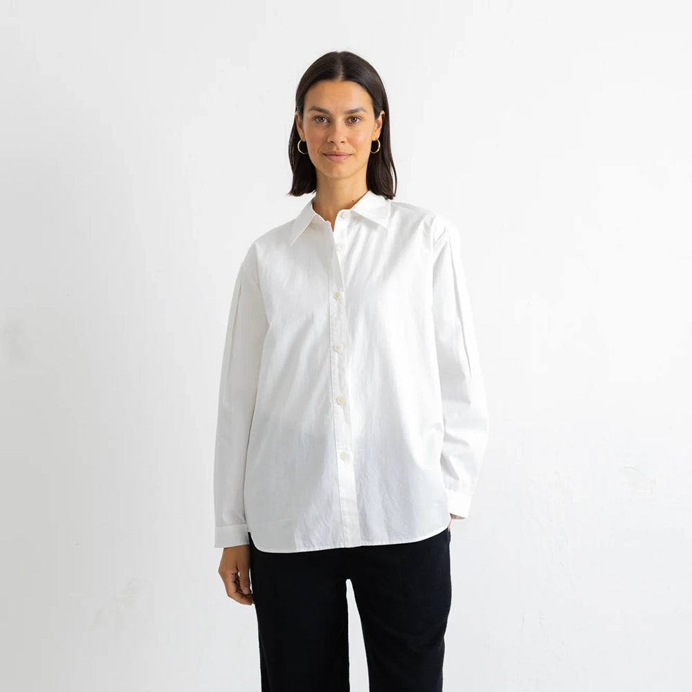 Folk Cross Pleat Shirt