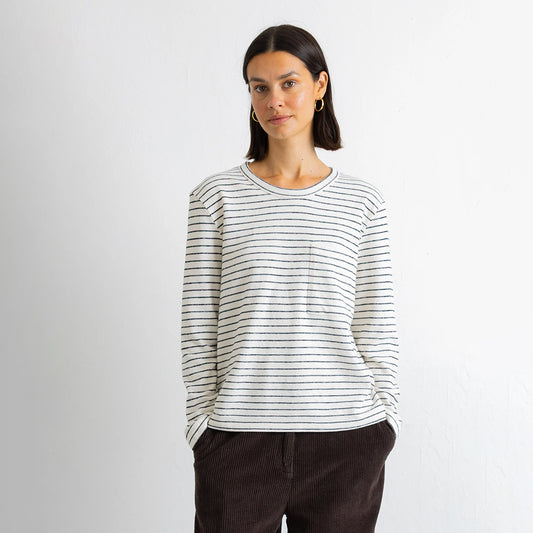 Folk Long Sleeved Textured T-Shirt