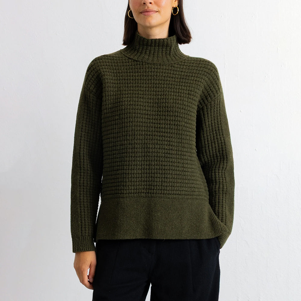 Folk Open Funnel Neck Jumper