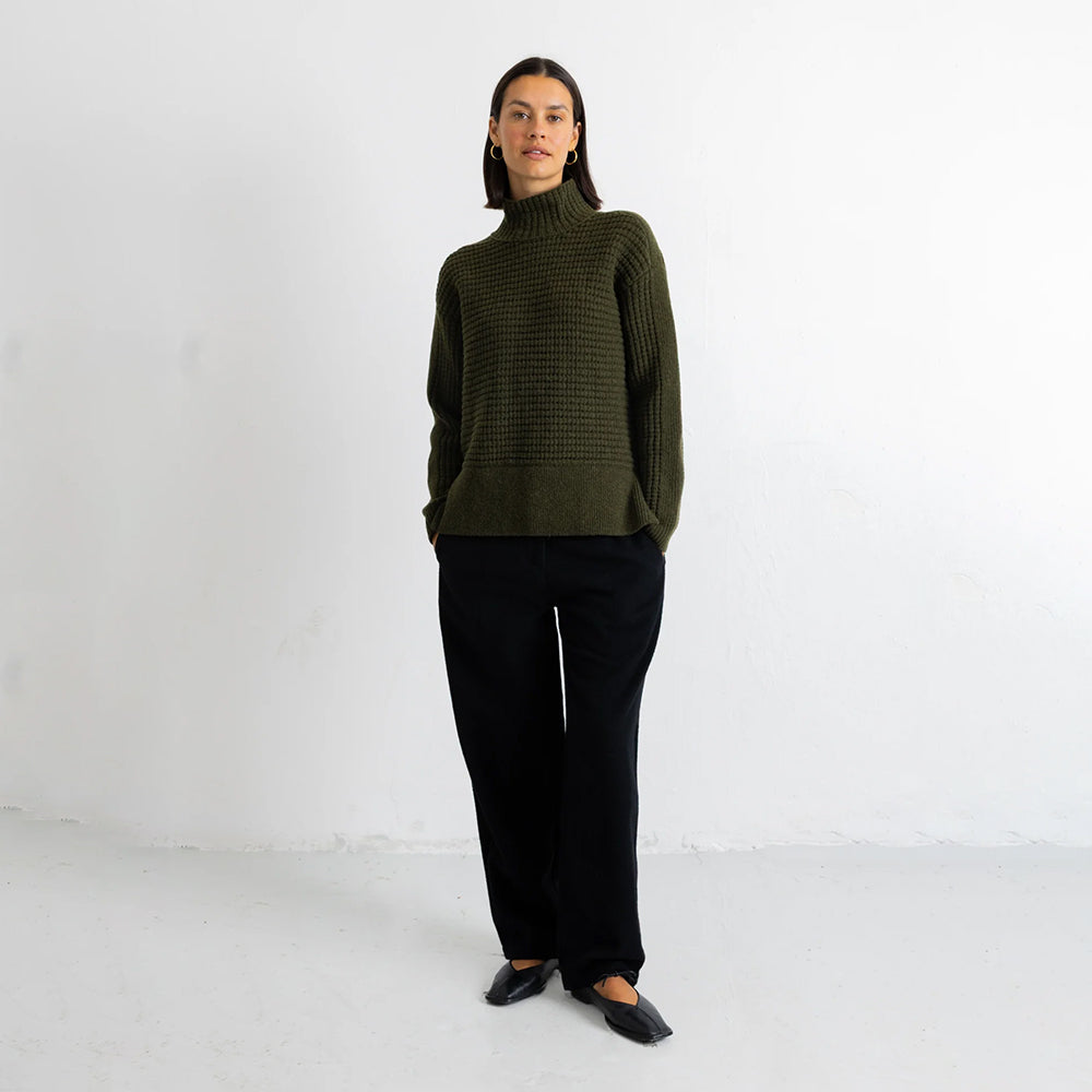 Folk Open Funnel Neck Jumper