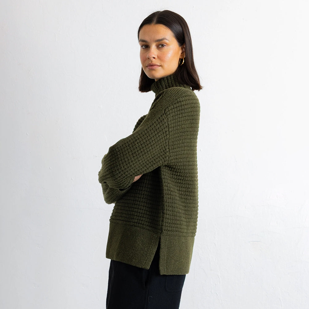 Folk Open Funnel Neck Jumper