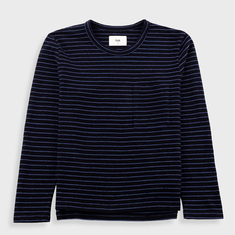 Folk Long Sleeved Textured T-Shirt