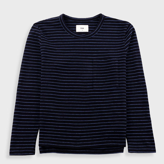 Folk Long Sleeved Textured T-Shirt