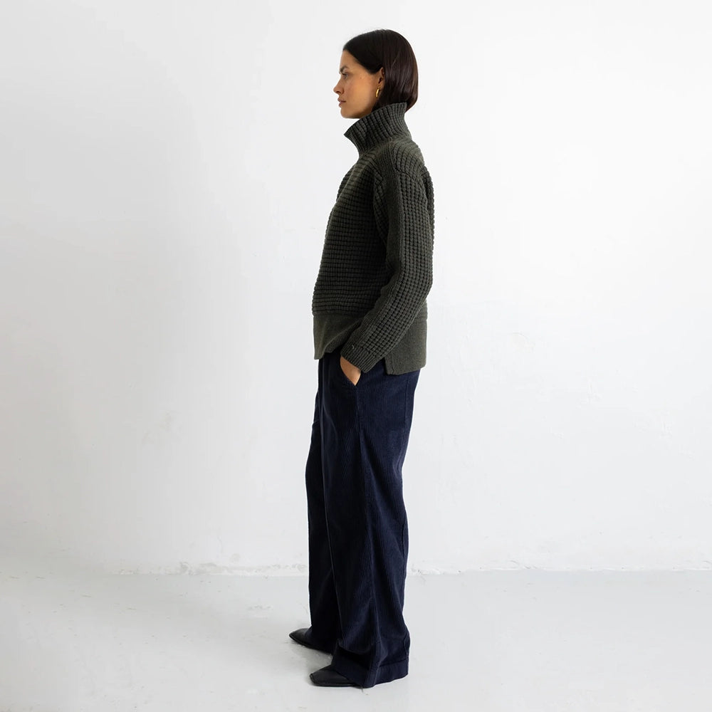 Folk Wide Fit Chunky Cord Trouser
