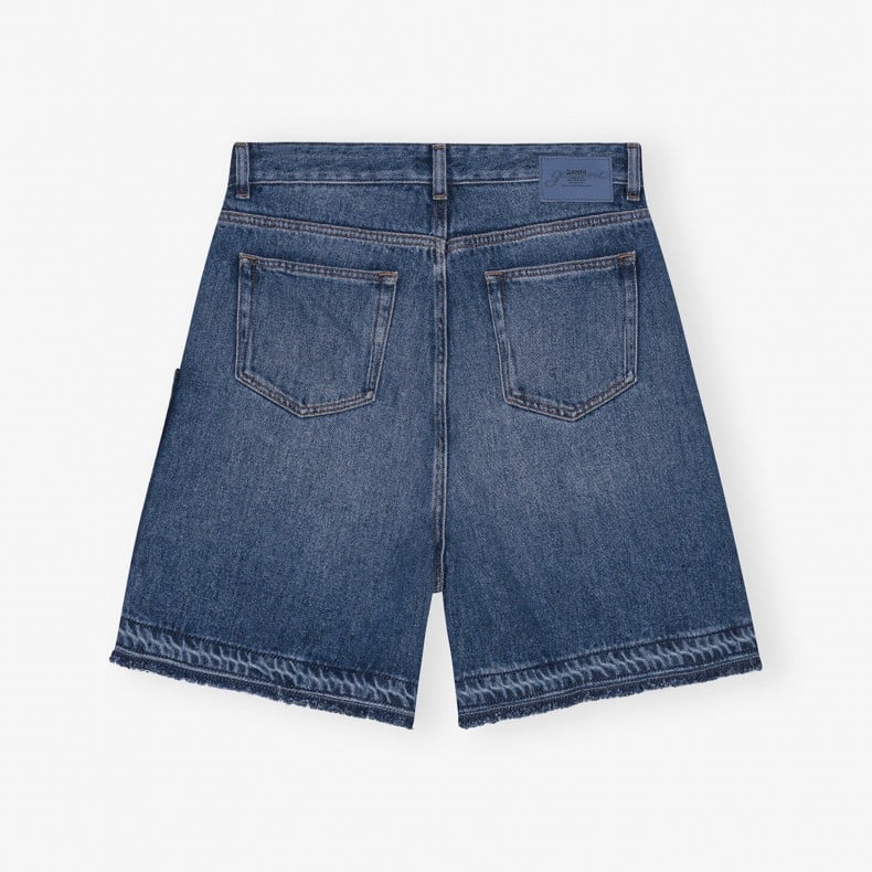 Ganni Light Denim Shorts
