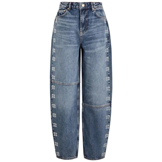 Ganni Sparkle Logo Stary Jean