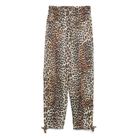 Ganni Printed Satin Pants