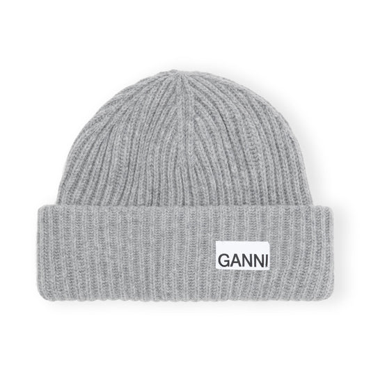 GANNI Structured Rib Beanie
