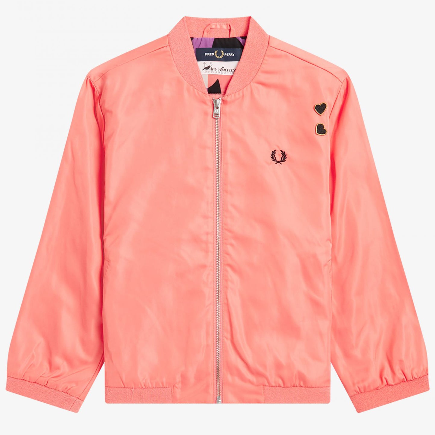 Fred Perry x Amy Winehouse Satin Bomber Jacket