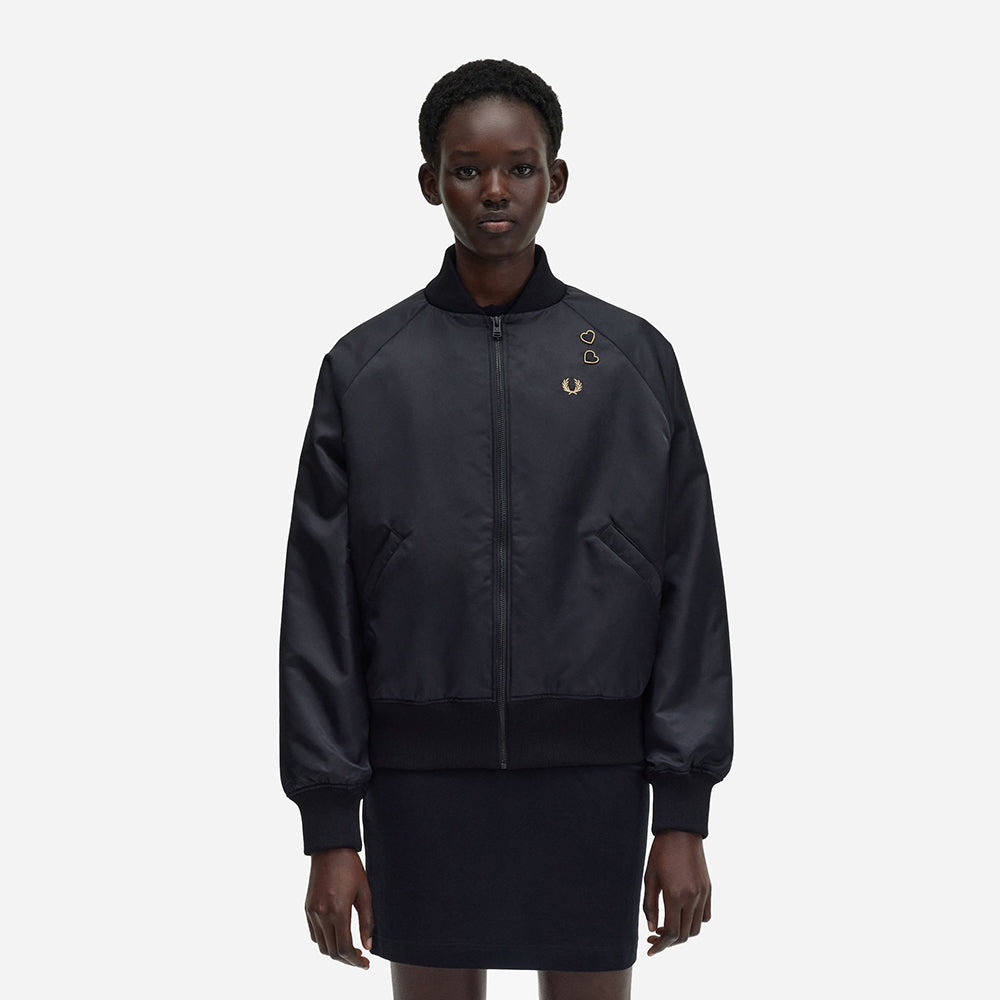 Fred Perry x Amy Winehouse Embroidered Bomber Jacket