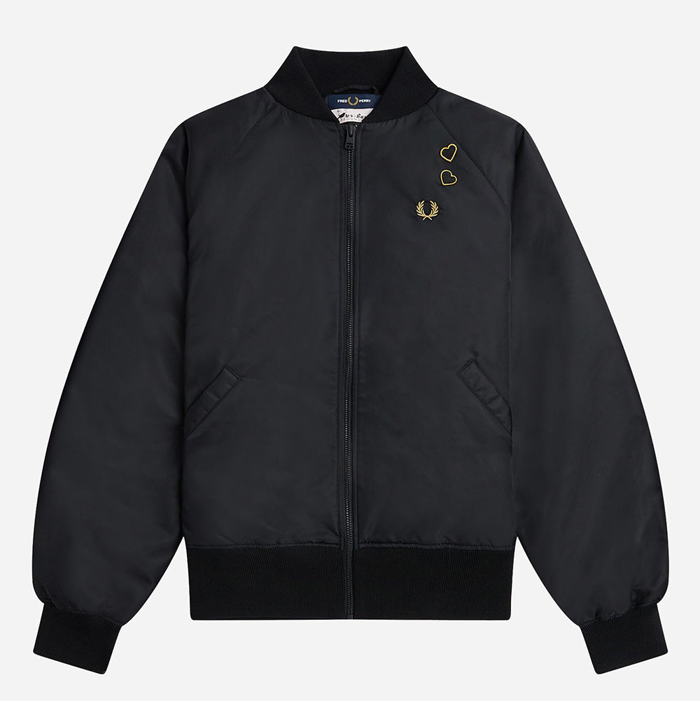 Fred Perry x Amy Winehouse Embroidered Bomber Jacket