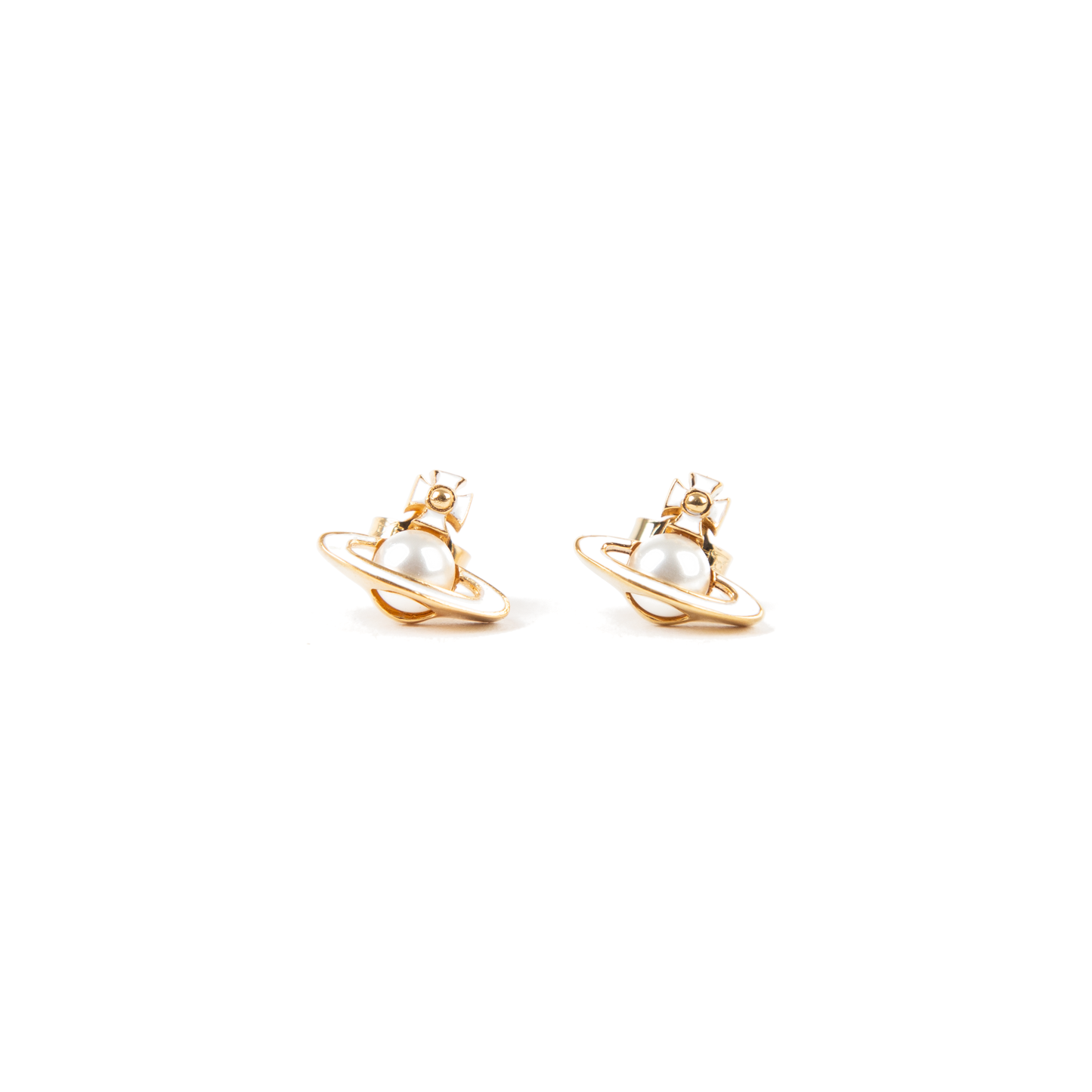 Vivienne Westwood Iris Bas Relief Earrings